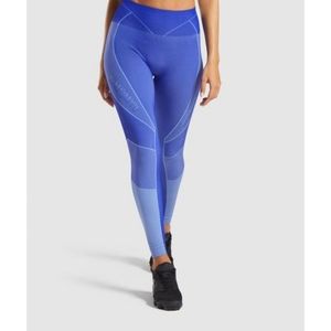 Gymshark Cobalt Blue Turbo Seamless Leggings